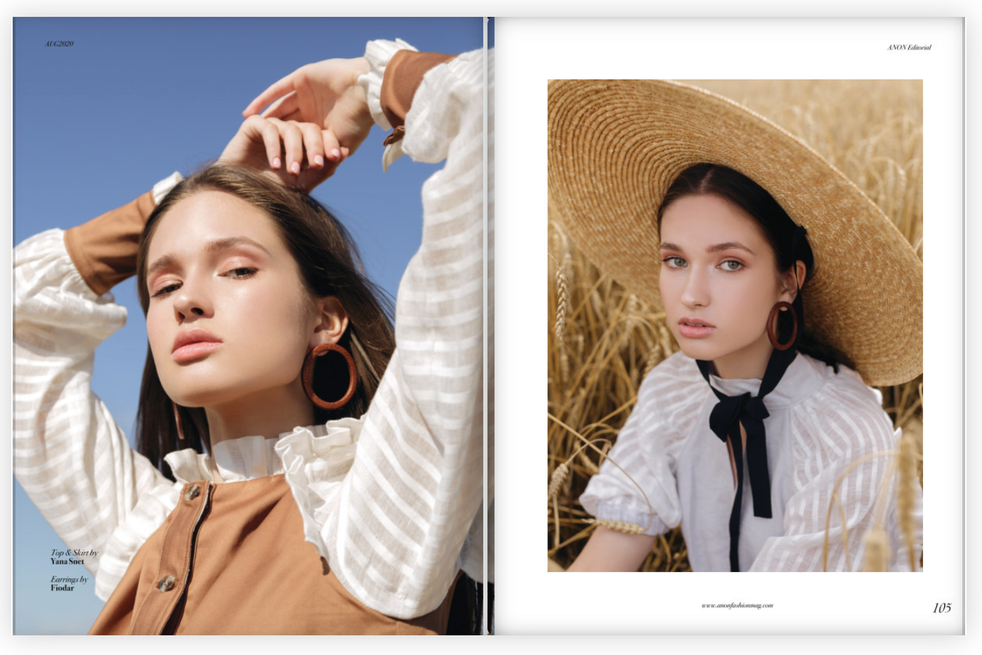 Publications. Fashion and portrait photographer Inga Makeyeva