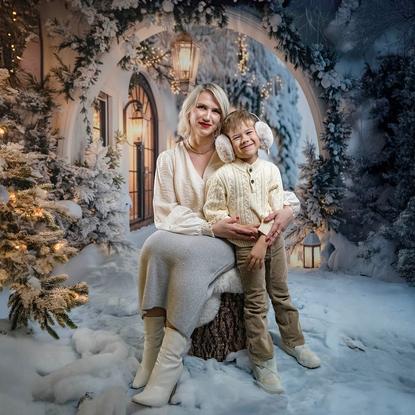 Christmas photoshoots in Houston. Photographer Irina Kozhemyakina. Houston