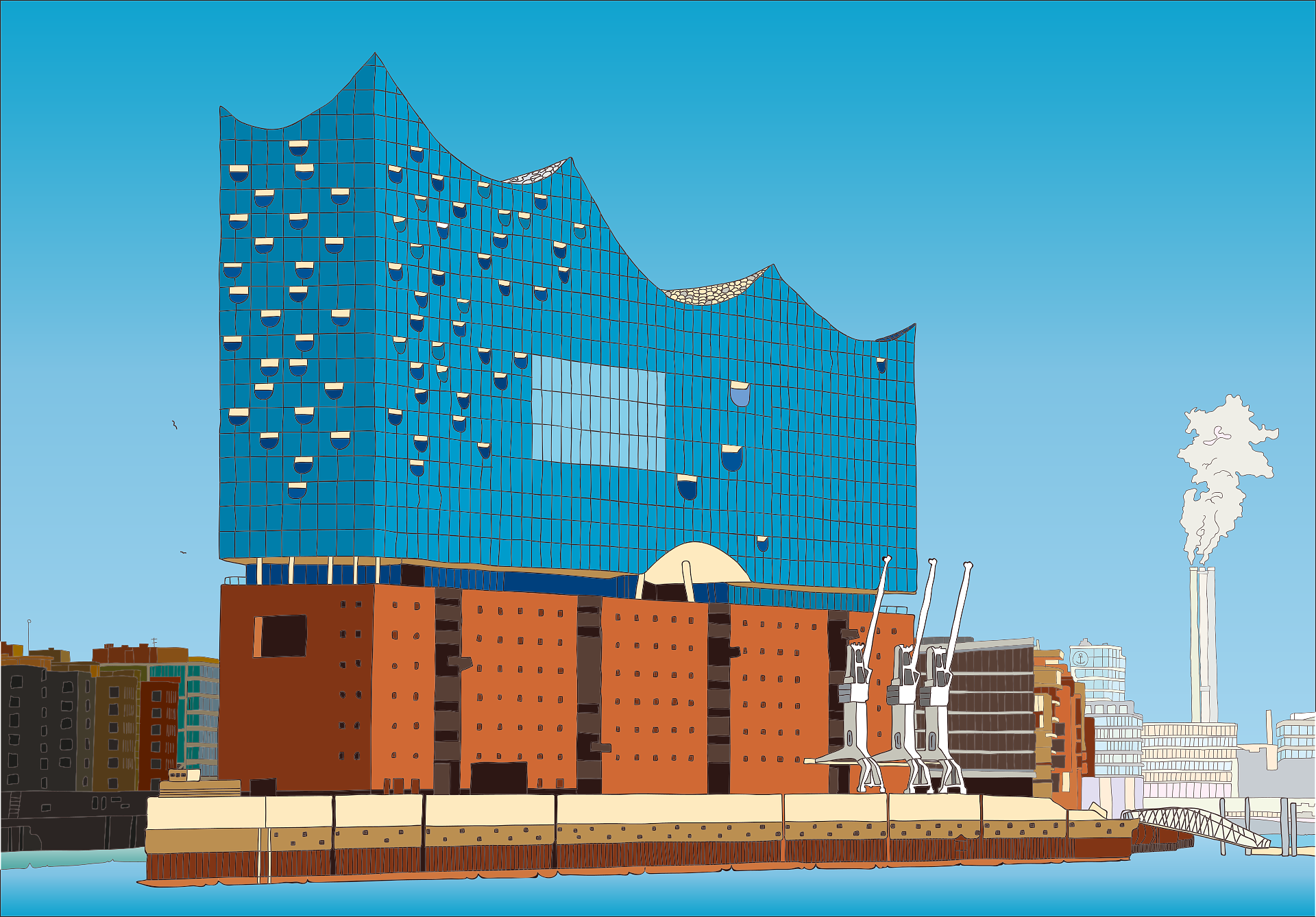 Гамбург. Elina Reisen. Туристическое агентство в Аугсбурге