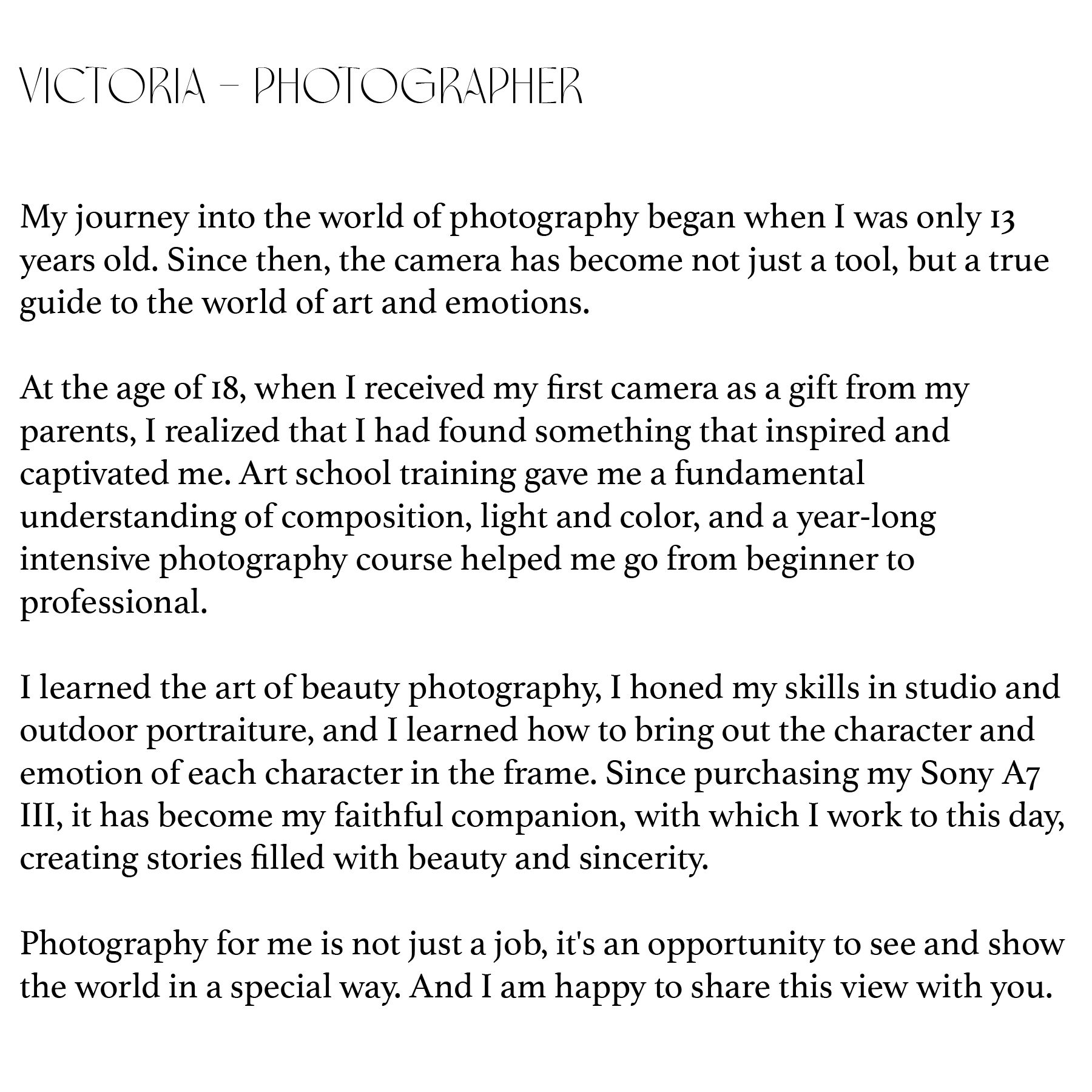 ABOUT US. Montenegro photographer and videographer