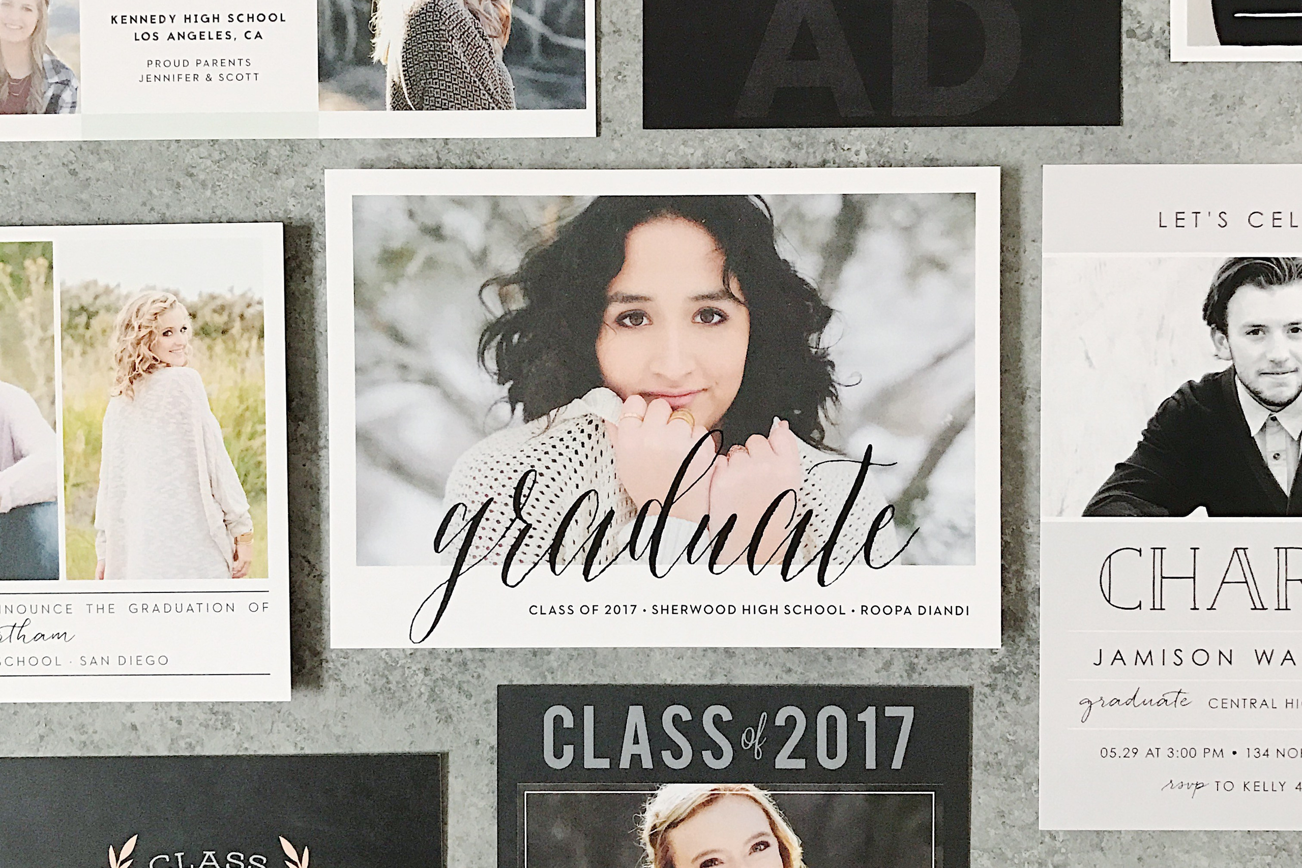 Basic Invite: Print Your Grad Party Invitations Easy. Portrait and graduation photographer Marina Simanava