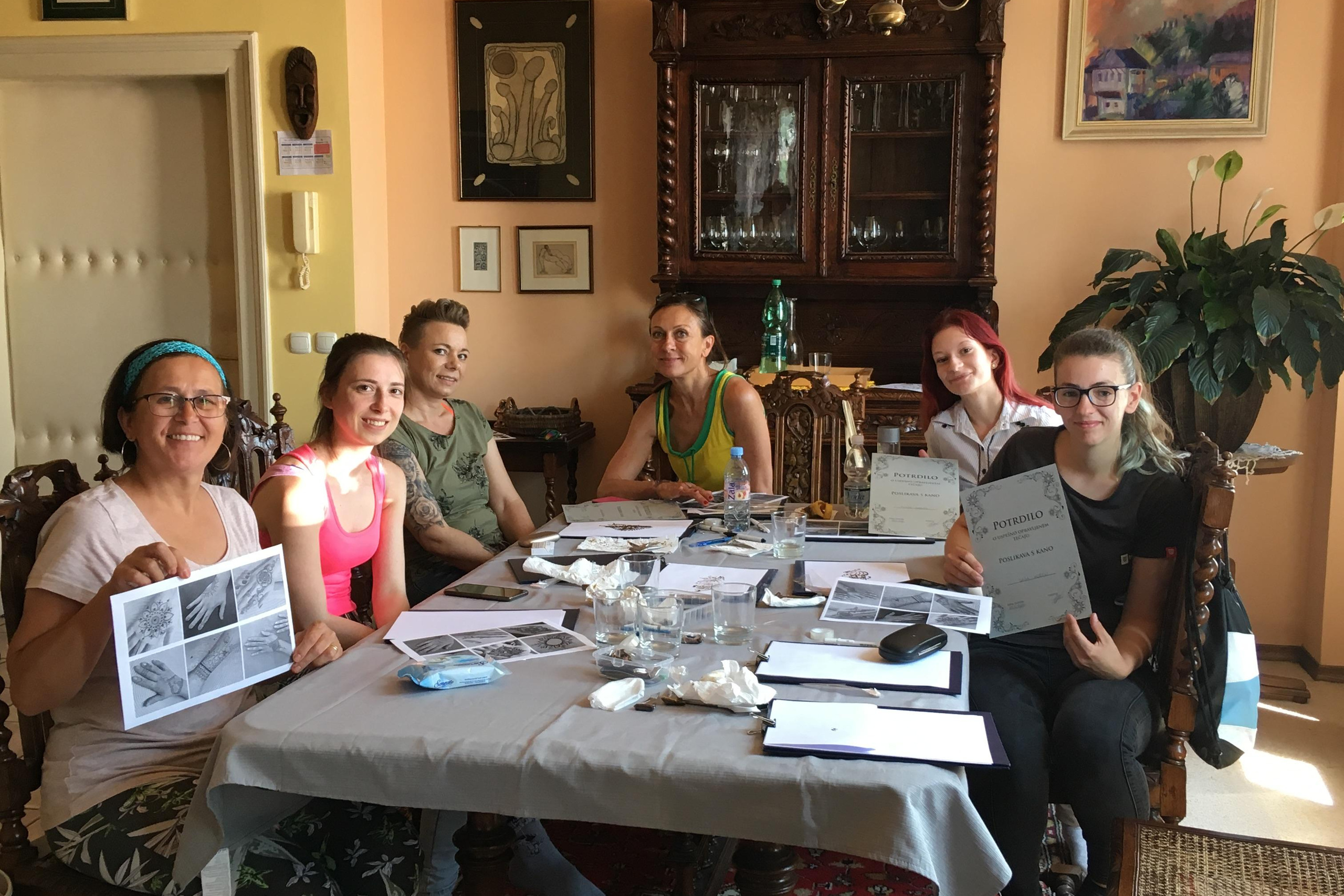 Poslikava s kano. Numerologija. Nevrografika. Delavnice