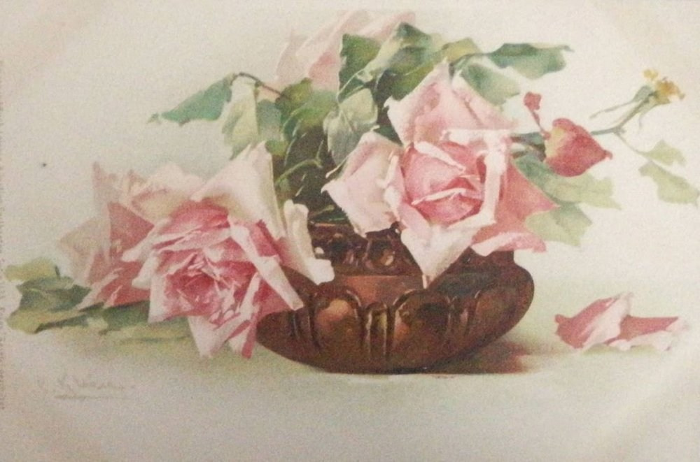 Vintage-Postkarten – Stillleben von Catharina Klein. Fotografin, Sammlerin von Vintage-Postkarten und Schöpferin von Geschichten an der Schnittstelle zwischen Vergangenheit und Persönlichem. Ir