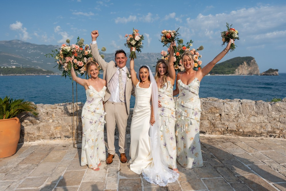 Budva Citadel Wedding: Seaside Fortress in the Old Town