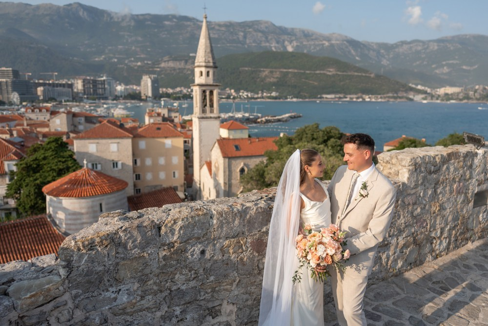 Budva Citadel Wedding: Seaside Fortress in the Old Town