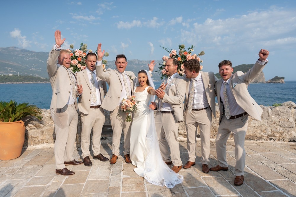 Budva Citadel Wedding: Seaside Fortress in the Old Town