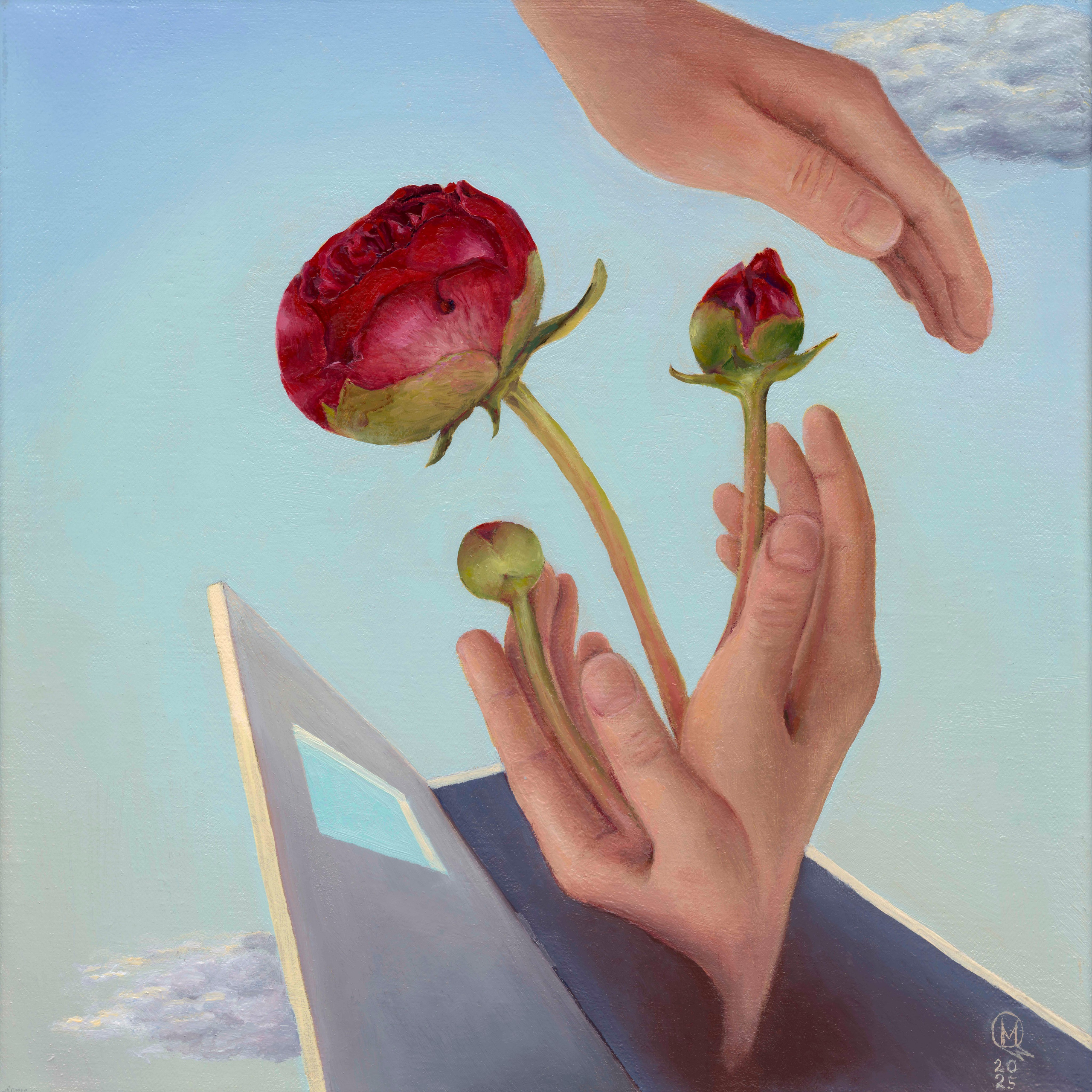 Surrealist artist Mariya Myronova based in Cambridge UK