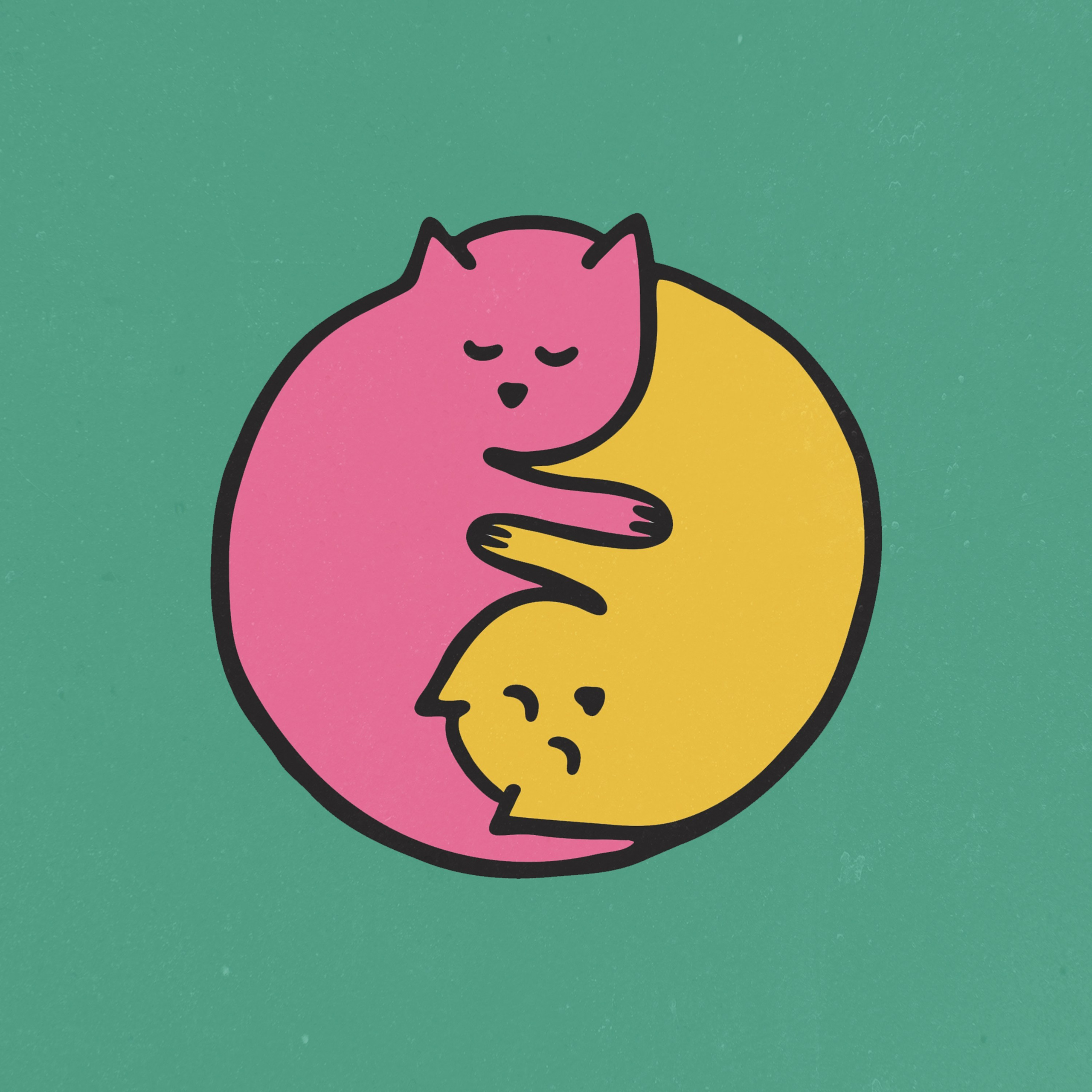 Cat Café Records logo, cozy lofi music label based in Portugal