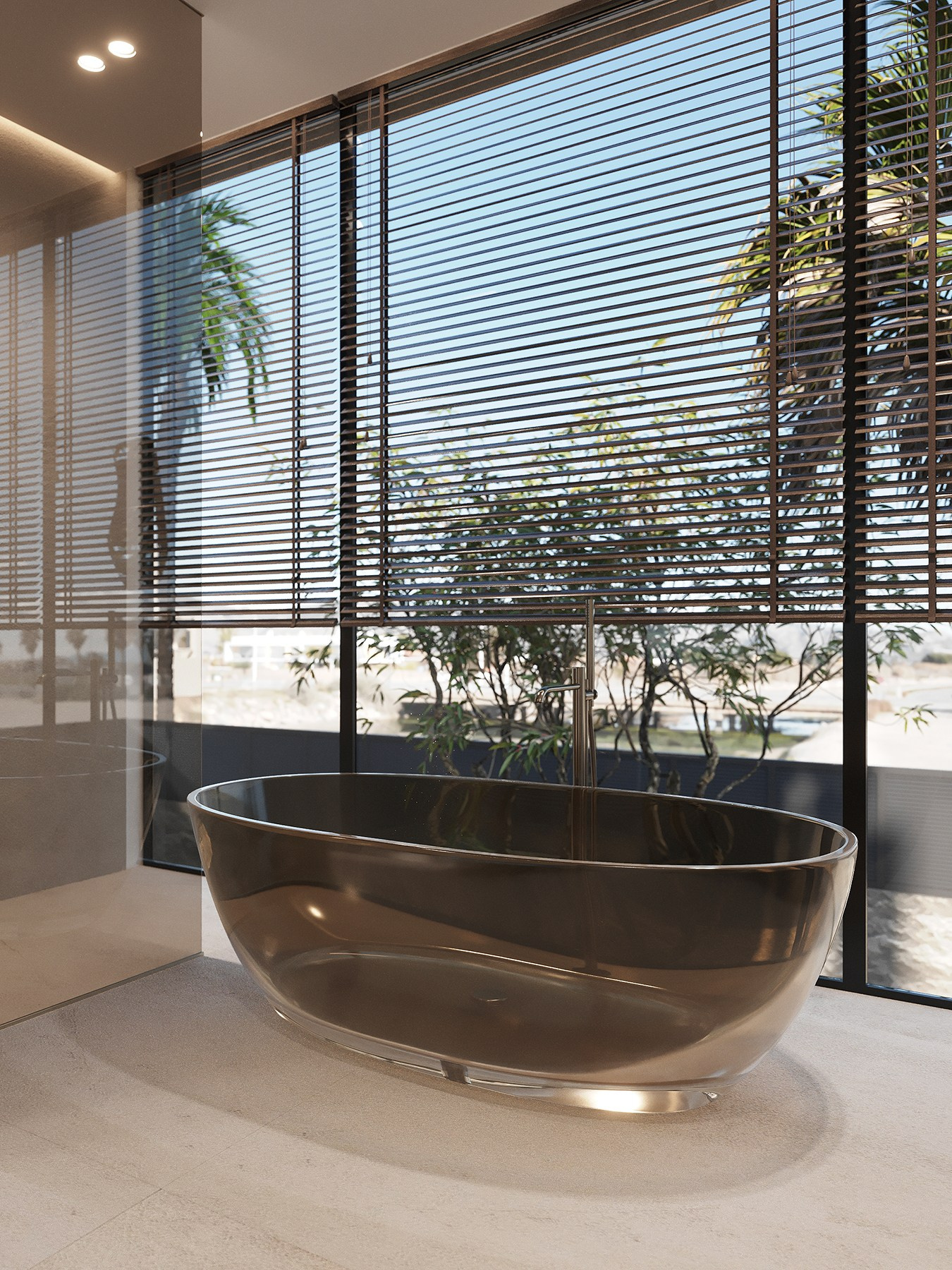 WHITE VILLA IN DUBAI. Interior Design & 3D Rendering | Alena Bulataya Design Buro