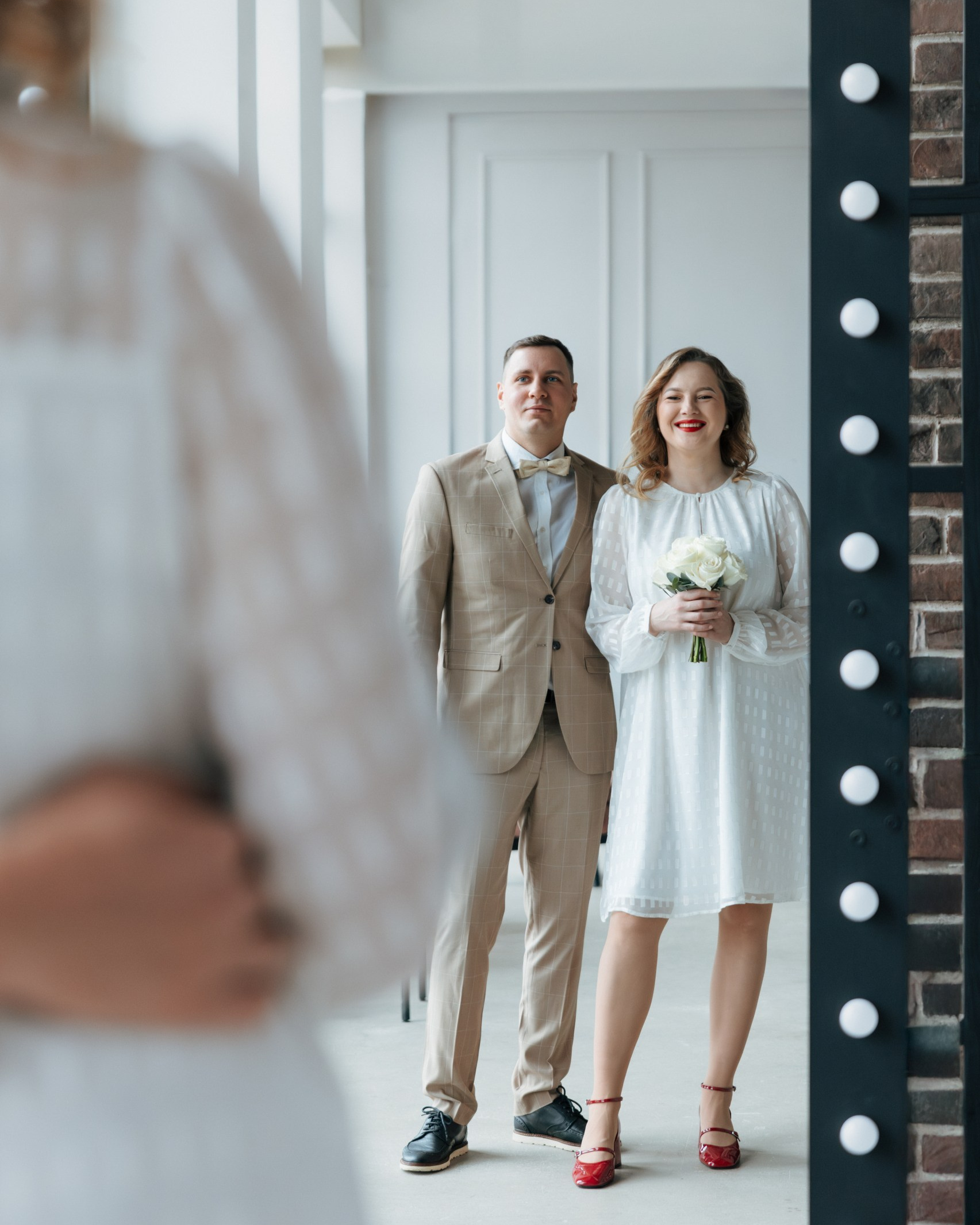Wedding Photoshoot in Studio. Framed by Evelina | Destination Wedding Photographer from Lithuania | Europe