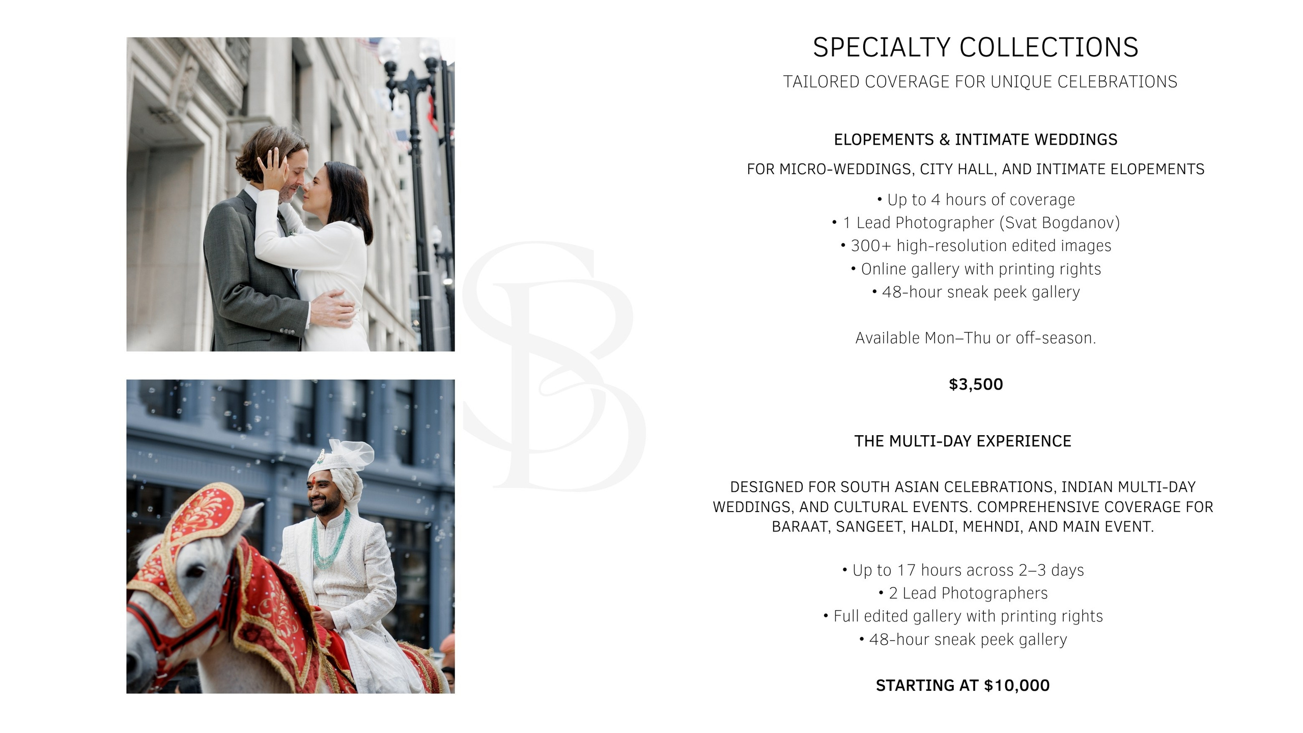Wedding Guide 2026. Svyat Bogdanov — Editorial & Destination Wedding Photographer