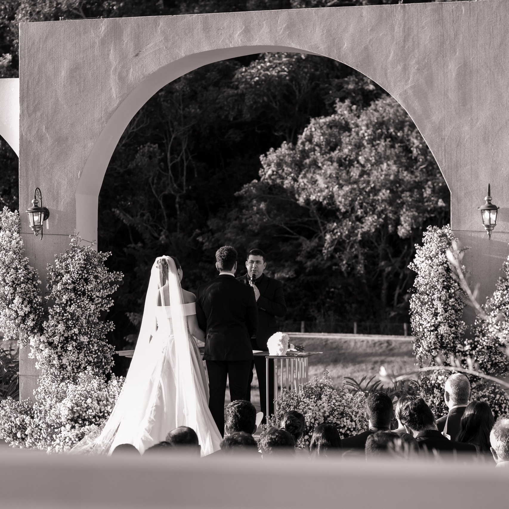 Fotografia casamento ao ar livre 