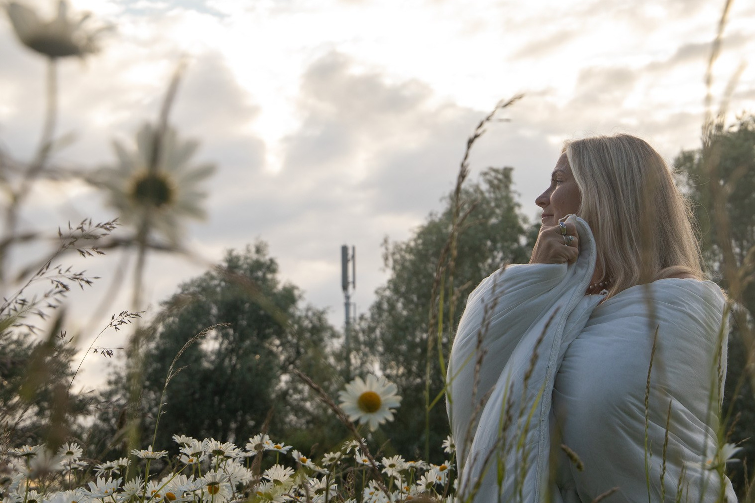 Portrait of UK-based visual artist and photographer in Eastbourne, creative female photographer for fine art projects