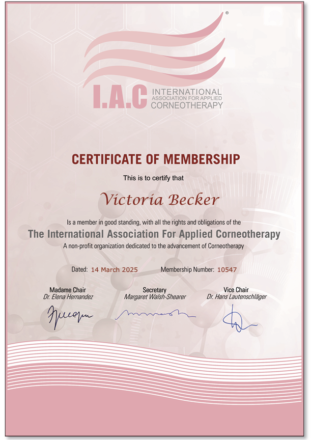 Korneotherapie. Kosmetikstudio Victoria Becker