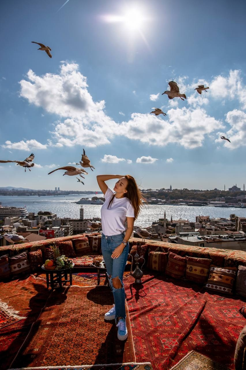 Фотограф в Стамбуле