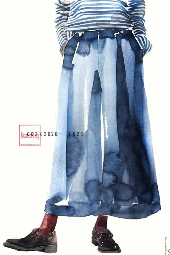 методика 10х10 Fashion-эскиз штанов