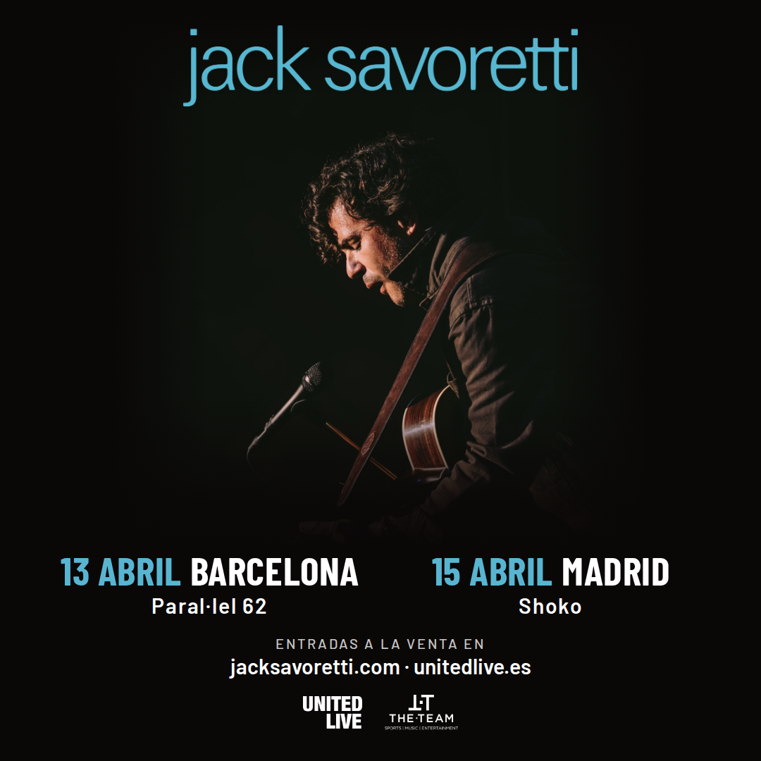 Jack Savoretti ofrecerá conciertos en Barcelona y Madrid en abril de 2027 | FOTKAI