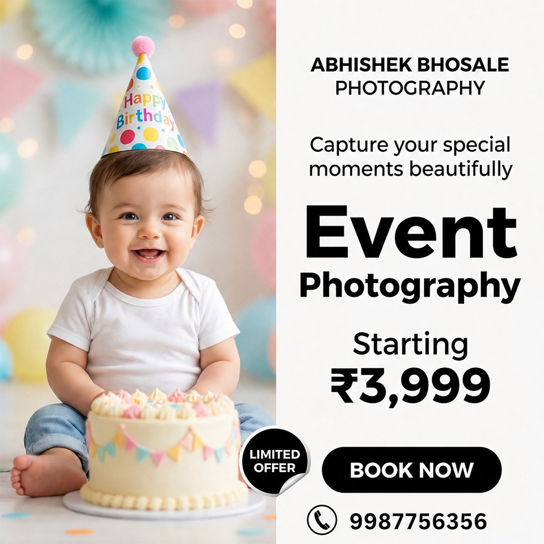 Event Photography — ₹3,999 (Limited Time Offer)