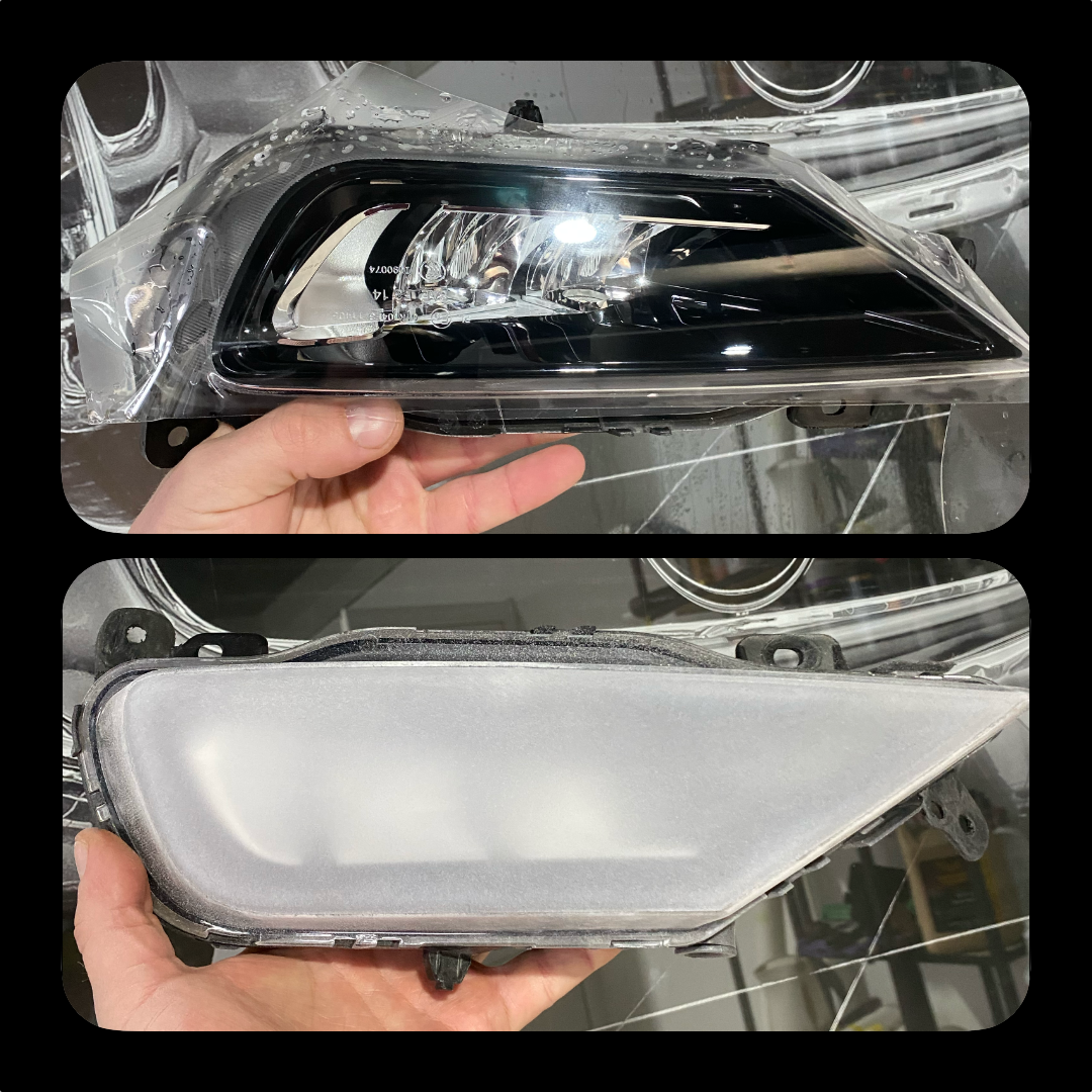 бронипленка на фары для защиты от повреждений 
