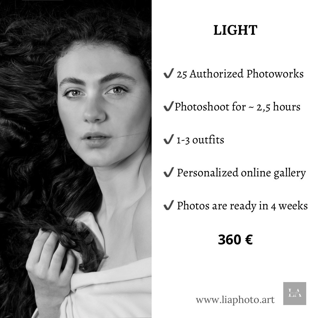 Price Packages. Professional Photograher, Antwerpen/Belgium