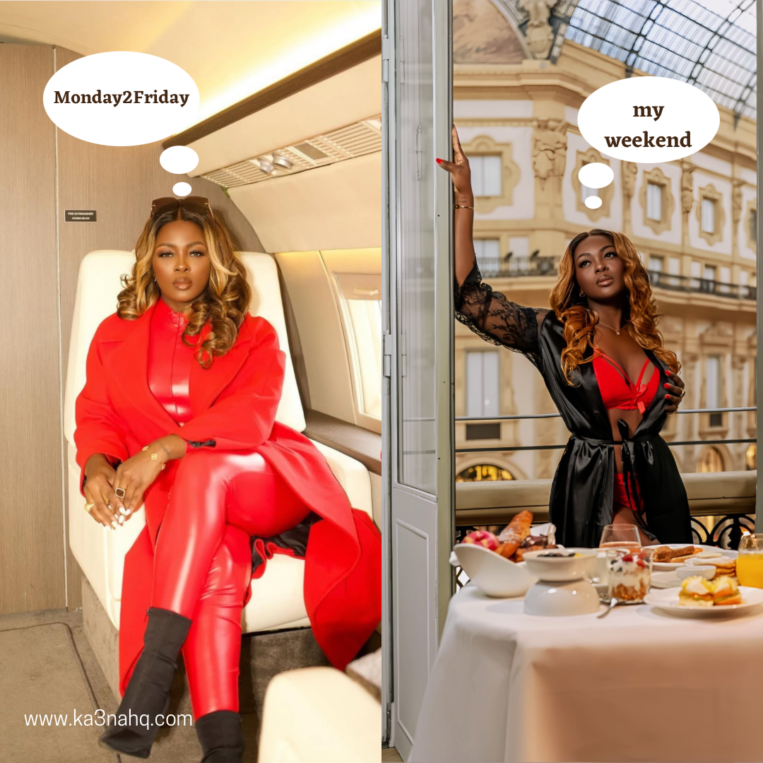 MONDAY through FRIDAY. KA3NA HQ • London Based Content Creator |Brand Influencer | Commercial Model