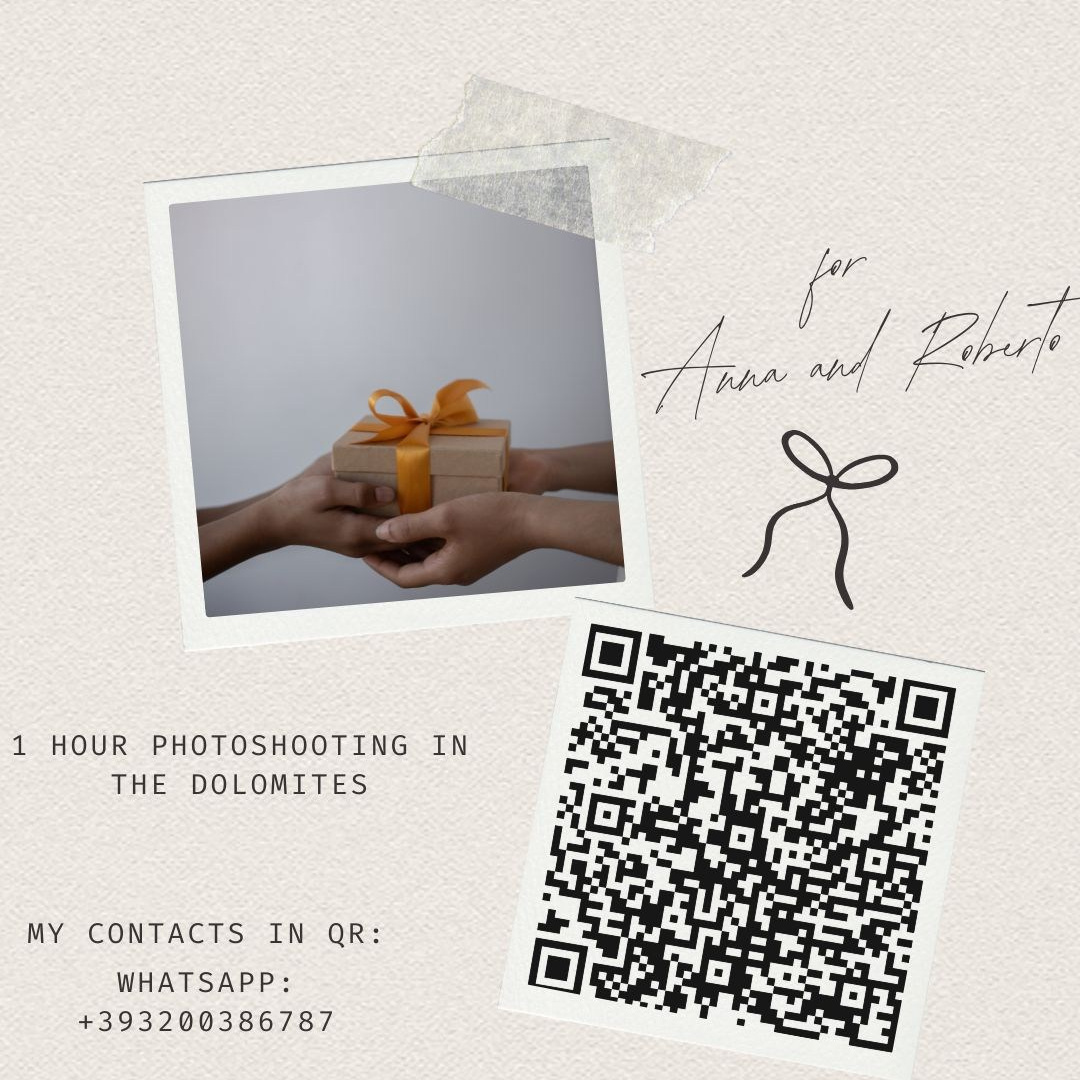 Photography gift card for couples, families, and special occasions