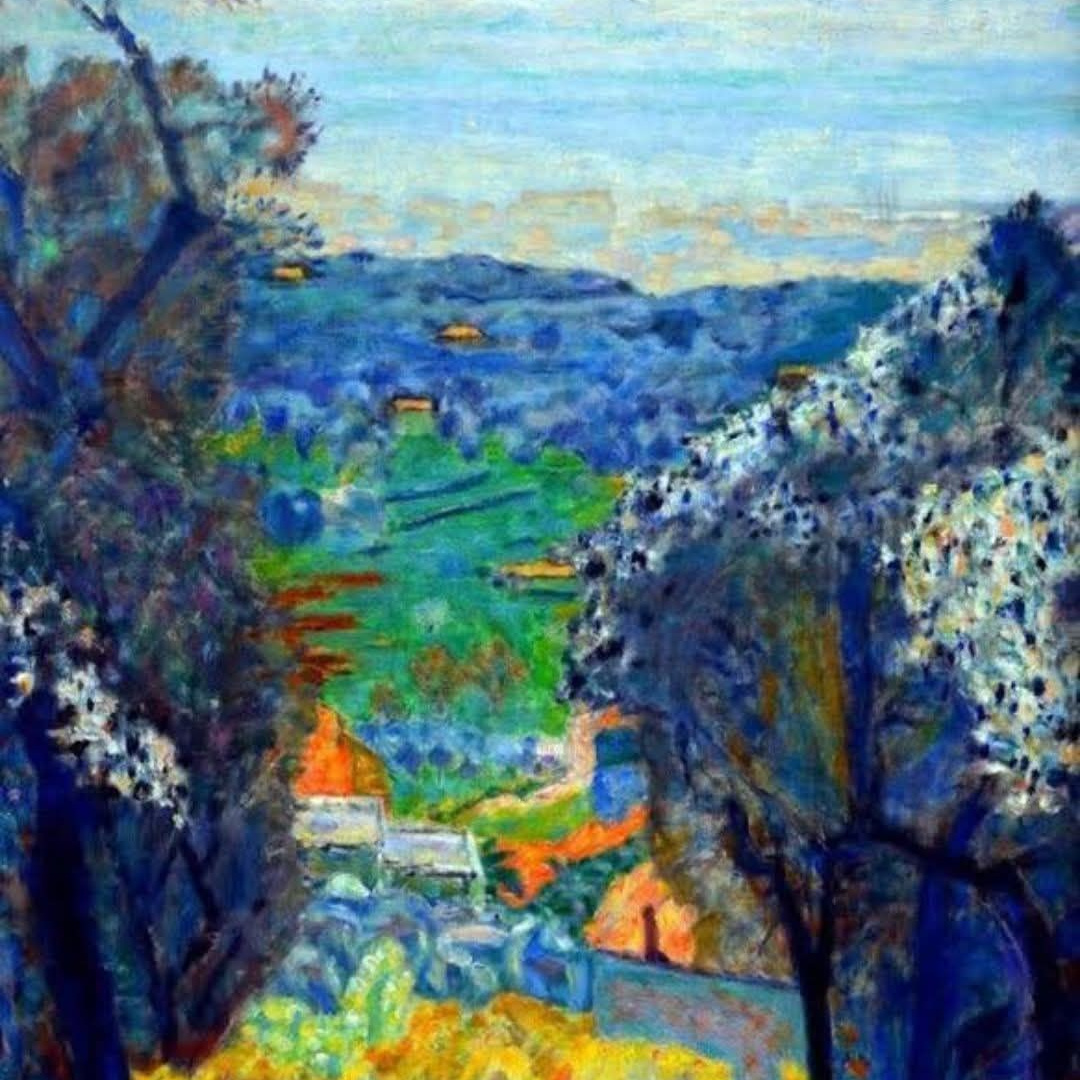 Pierre Bonnard (1867 - 1947) Art style: Post-impressionism Title: Paysage du Cannet (1926) Technique: painting; oil on canvas Location: State Museum of Art