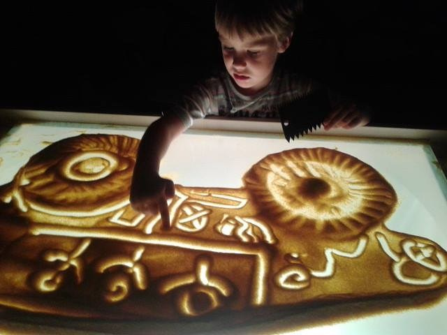 Sandanimasjonsverksted for barn