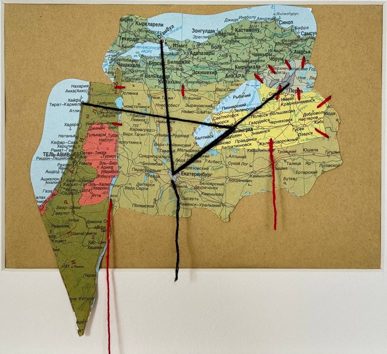 Collages. Natalia Naletova — artist and researcher working with textile, collage & memory