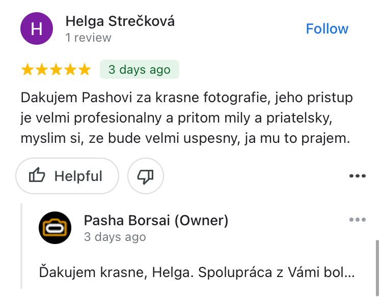 Professional photographer Bratislava — Pasha Borsai