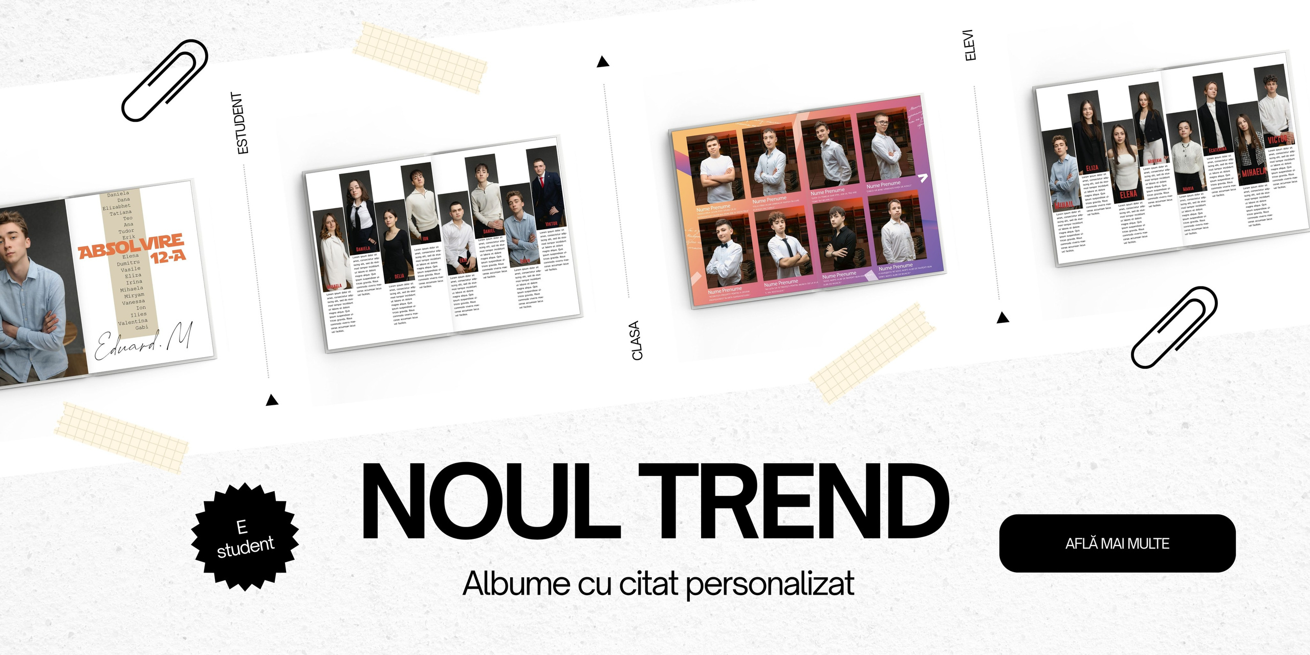 Preț album cu citate personalizate – Estudent.md