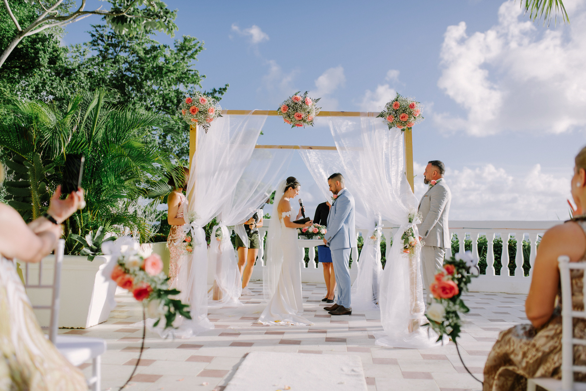 Свадьба на острове Кайо Левантадо в отеле Гранд Баия Принсип