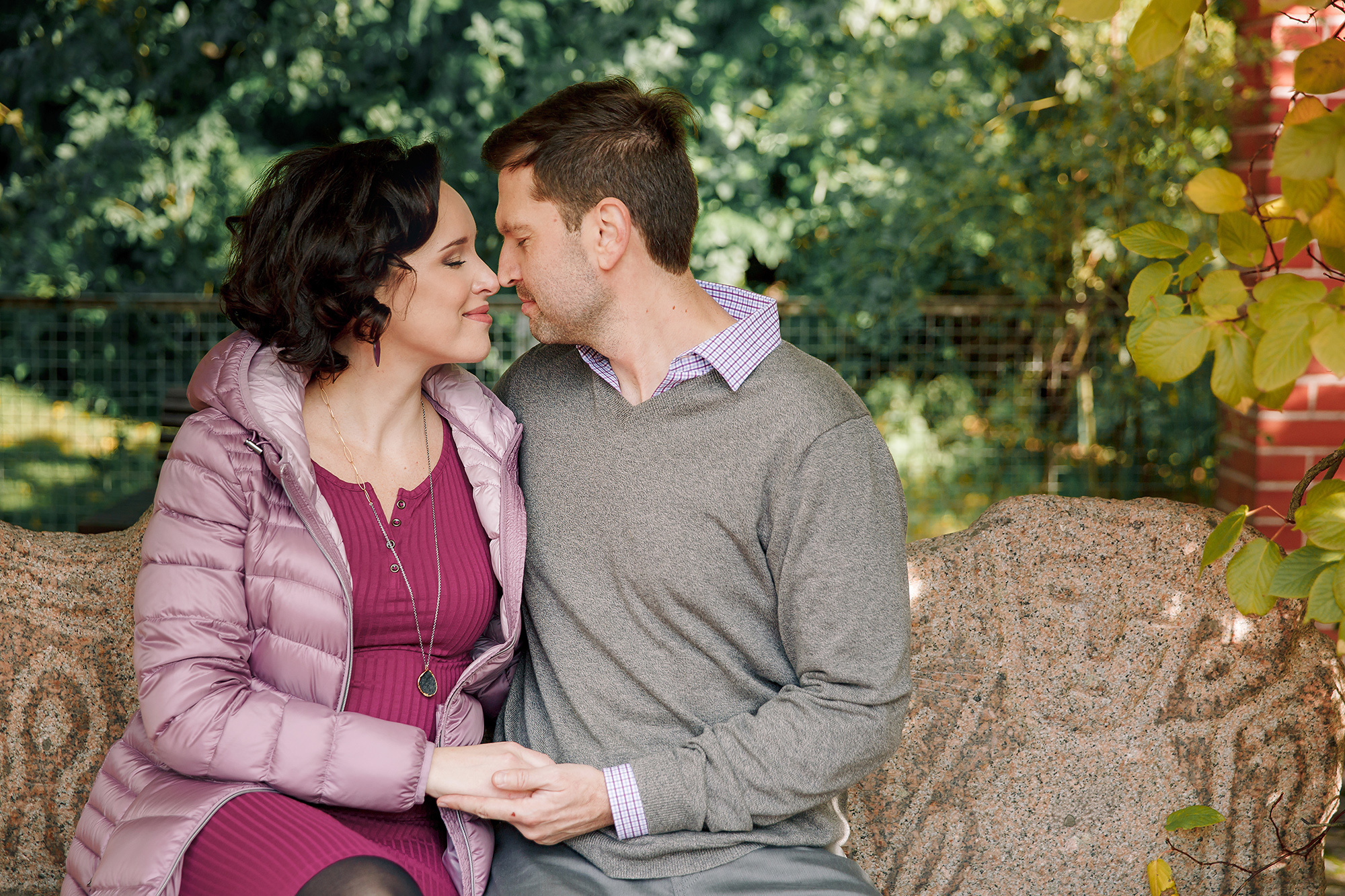 Perhekuvaus Helsingin talvipuutarhassa