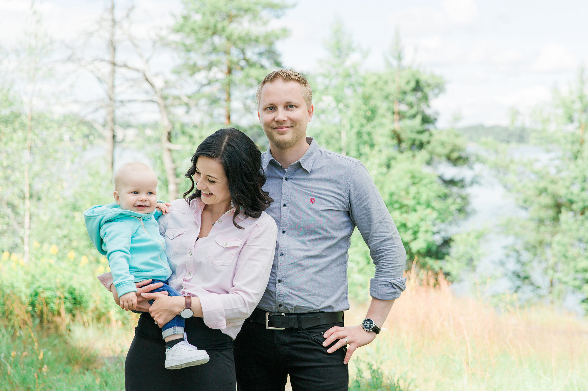 1-vuotiskuvaus miljöössä Helsingissä, pieneellä saarella