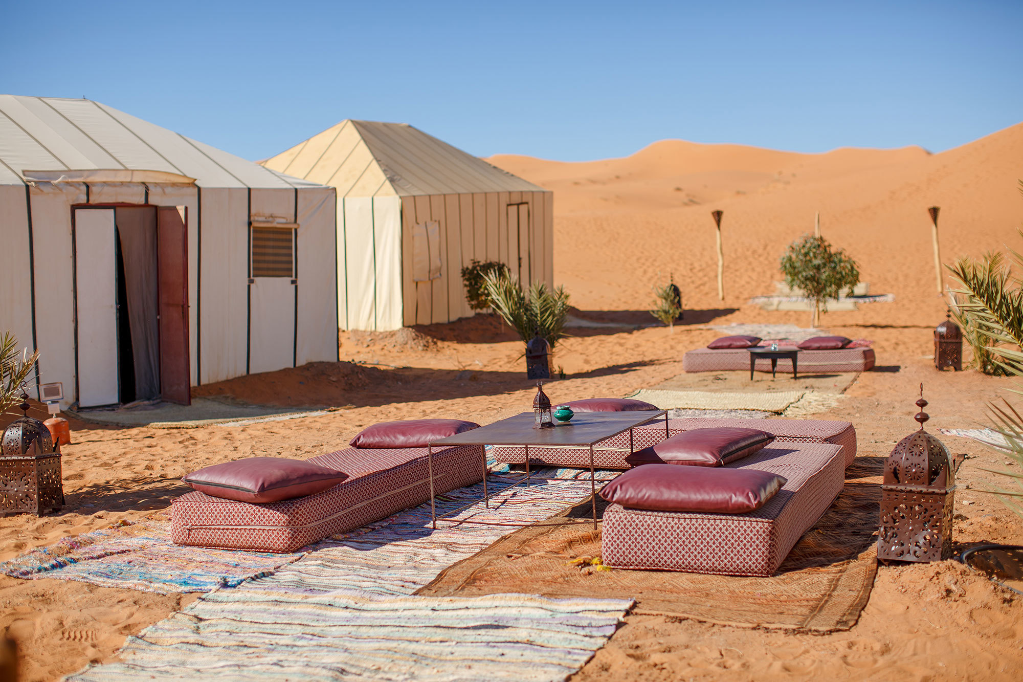 Woestijn Erg-Shebby in Marokko