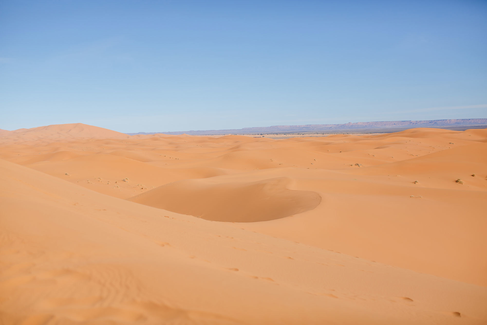 Woestijn Erg-Shebby in Marokko