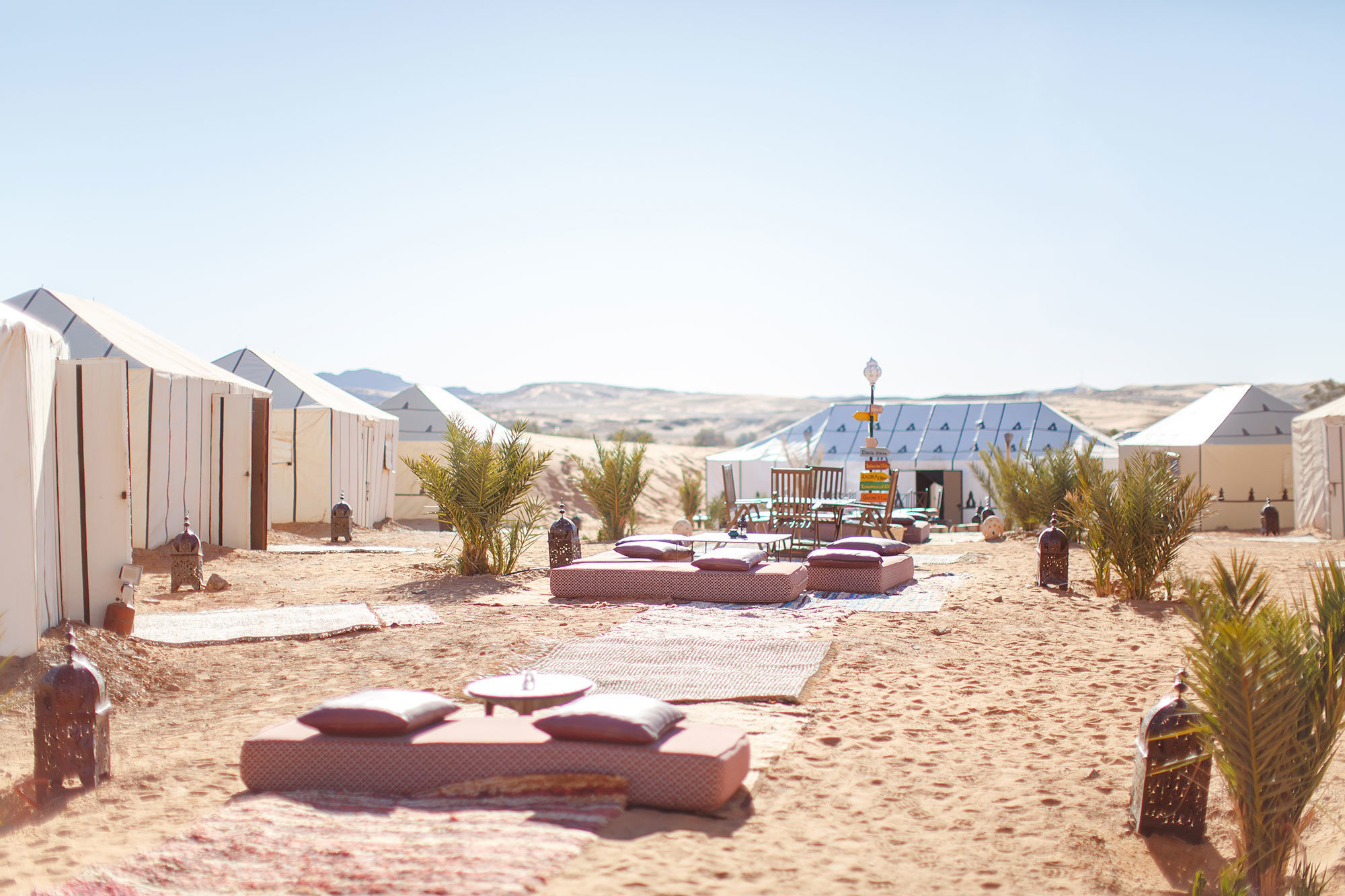 Woestijn Erg-Shebby in Marokko