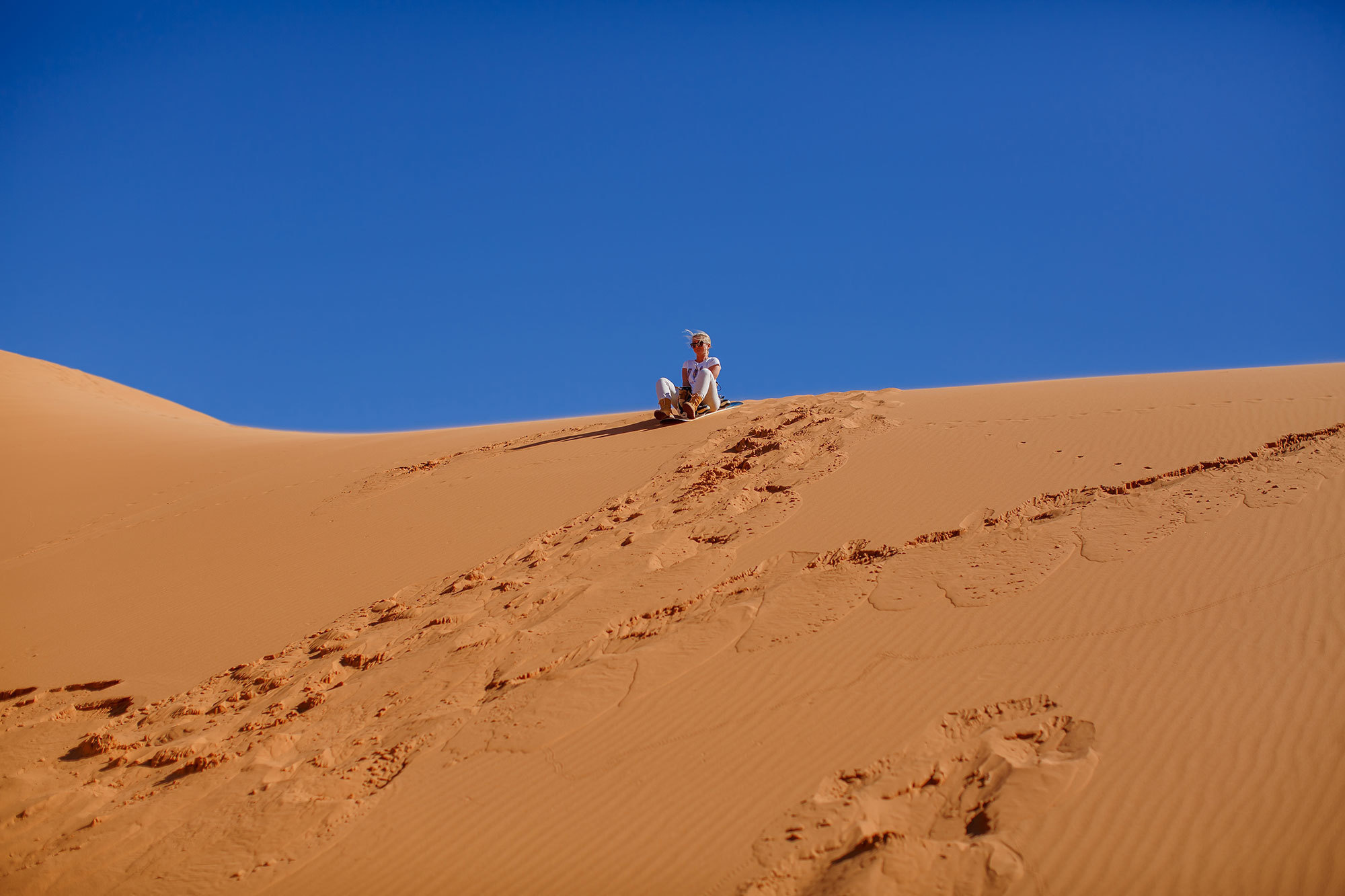Woestijn Erg-Shebby in Marokko