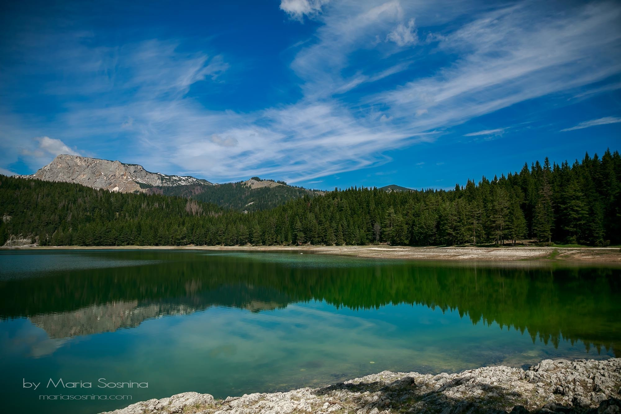 Schwarzer See in Montenegro