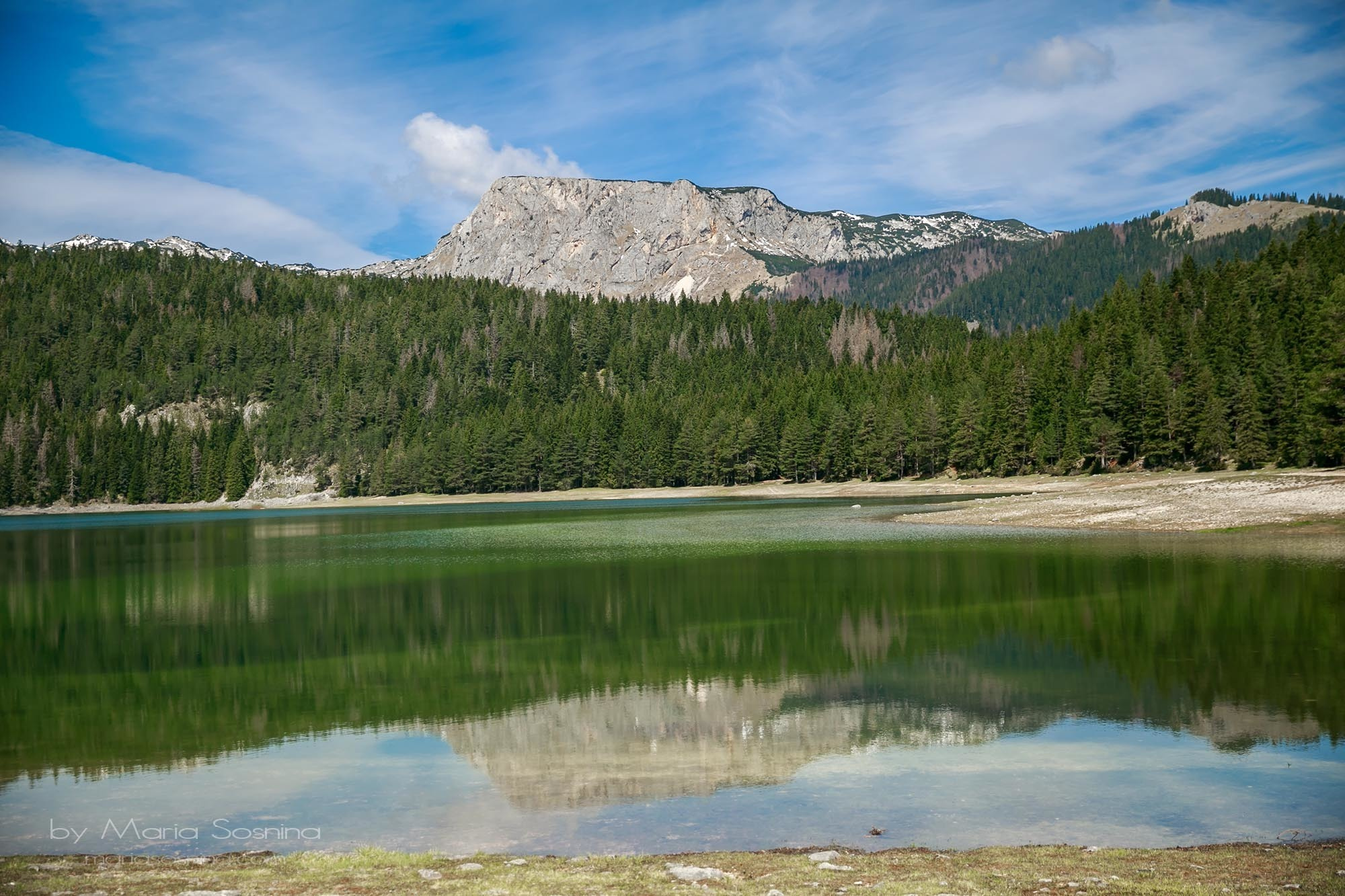 Schwarzer See in Montenegro