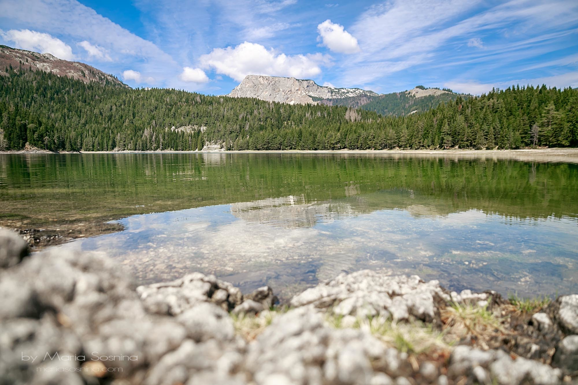 Schwarzer See in Montenegro