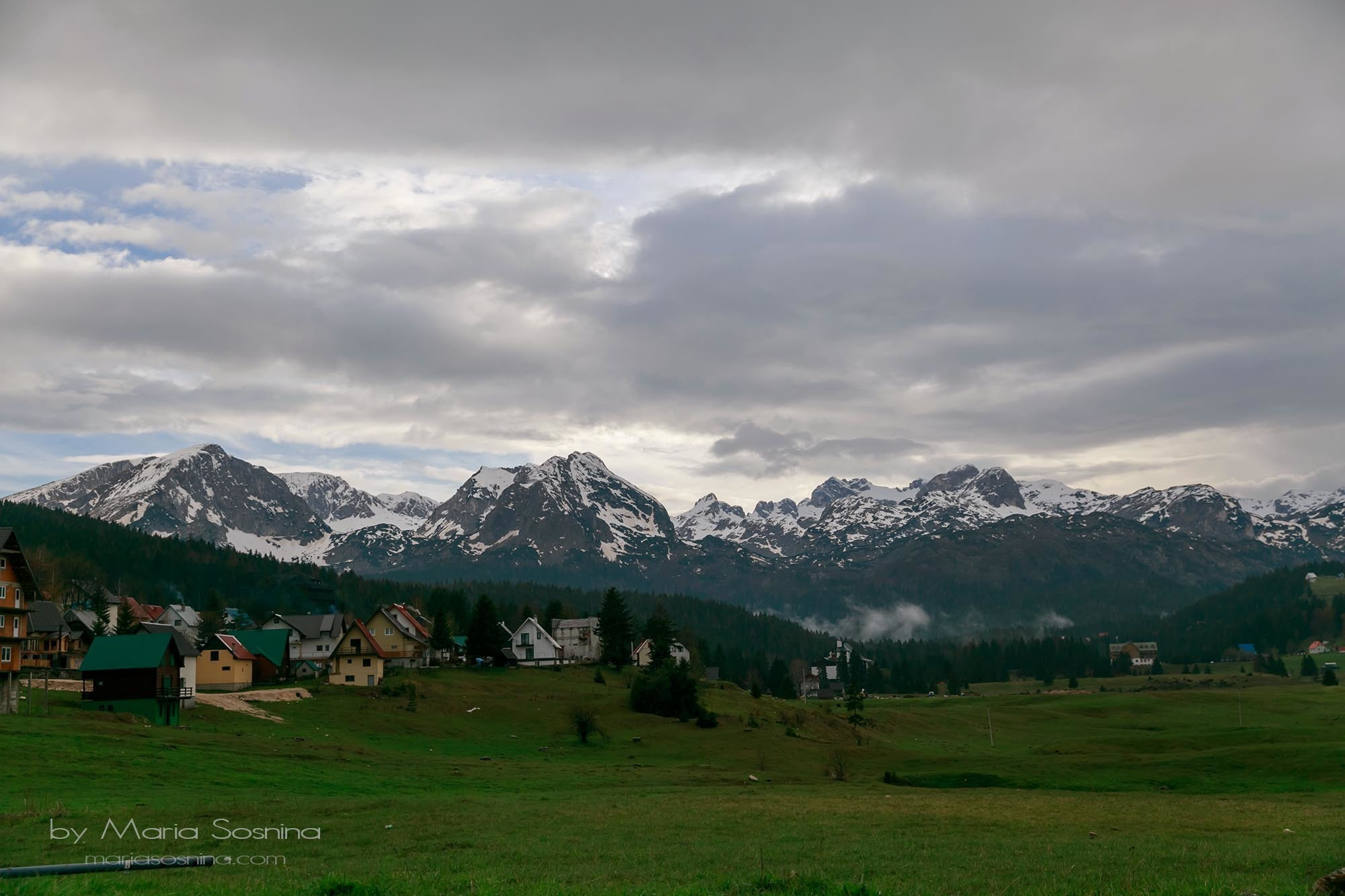 Karadağ'ın kuzeyindeki Zabljak