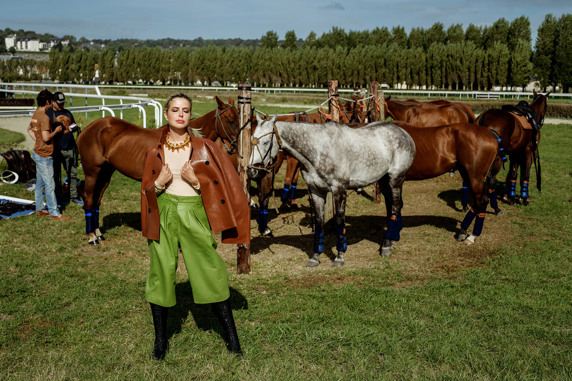 Process — a ballerina and a horse