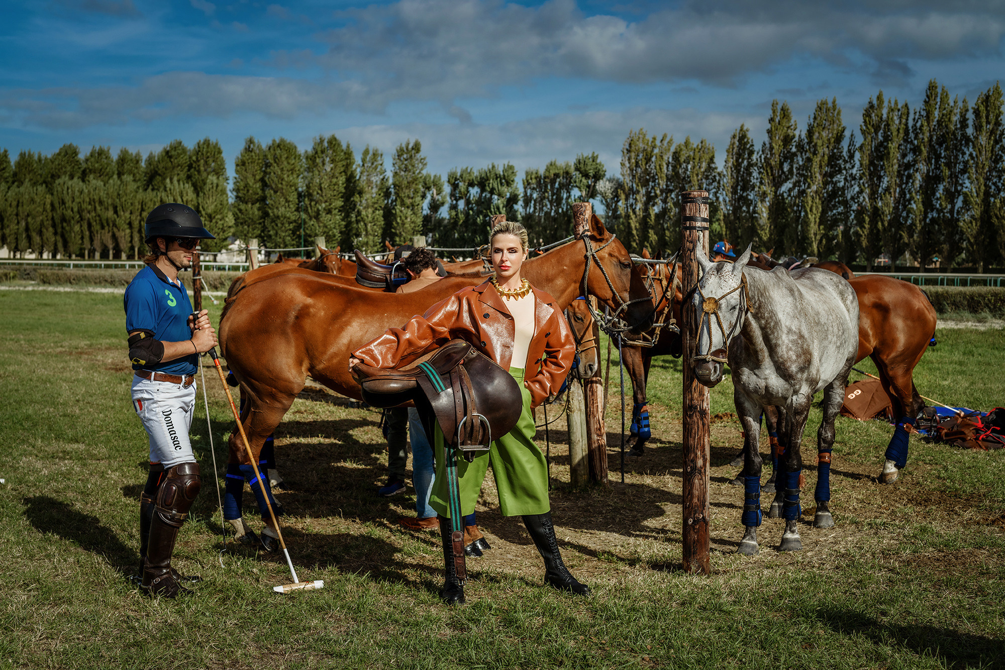 Process — a ballerina and a horse
