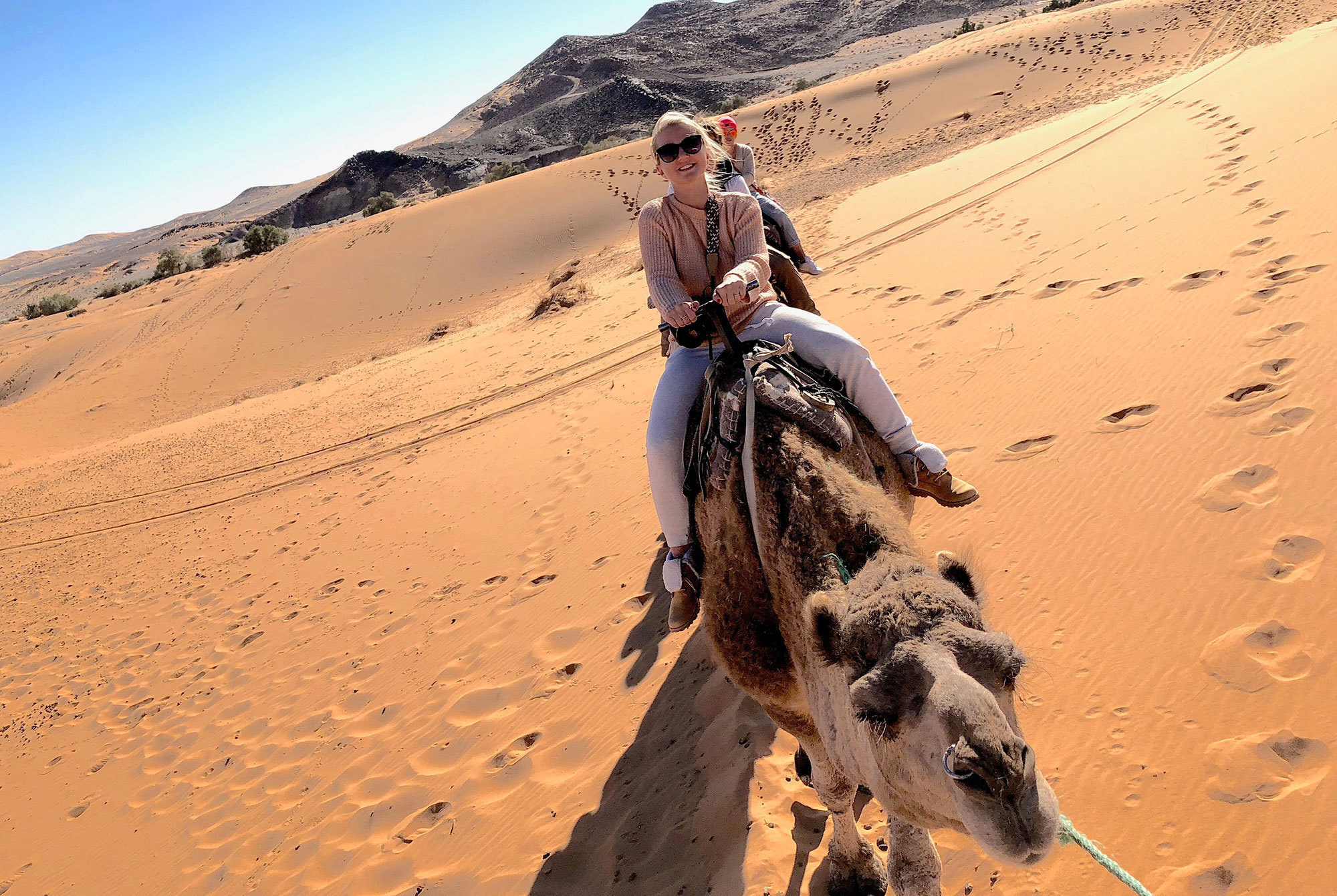 Woestijn Erg-Shebby in Marokko