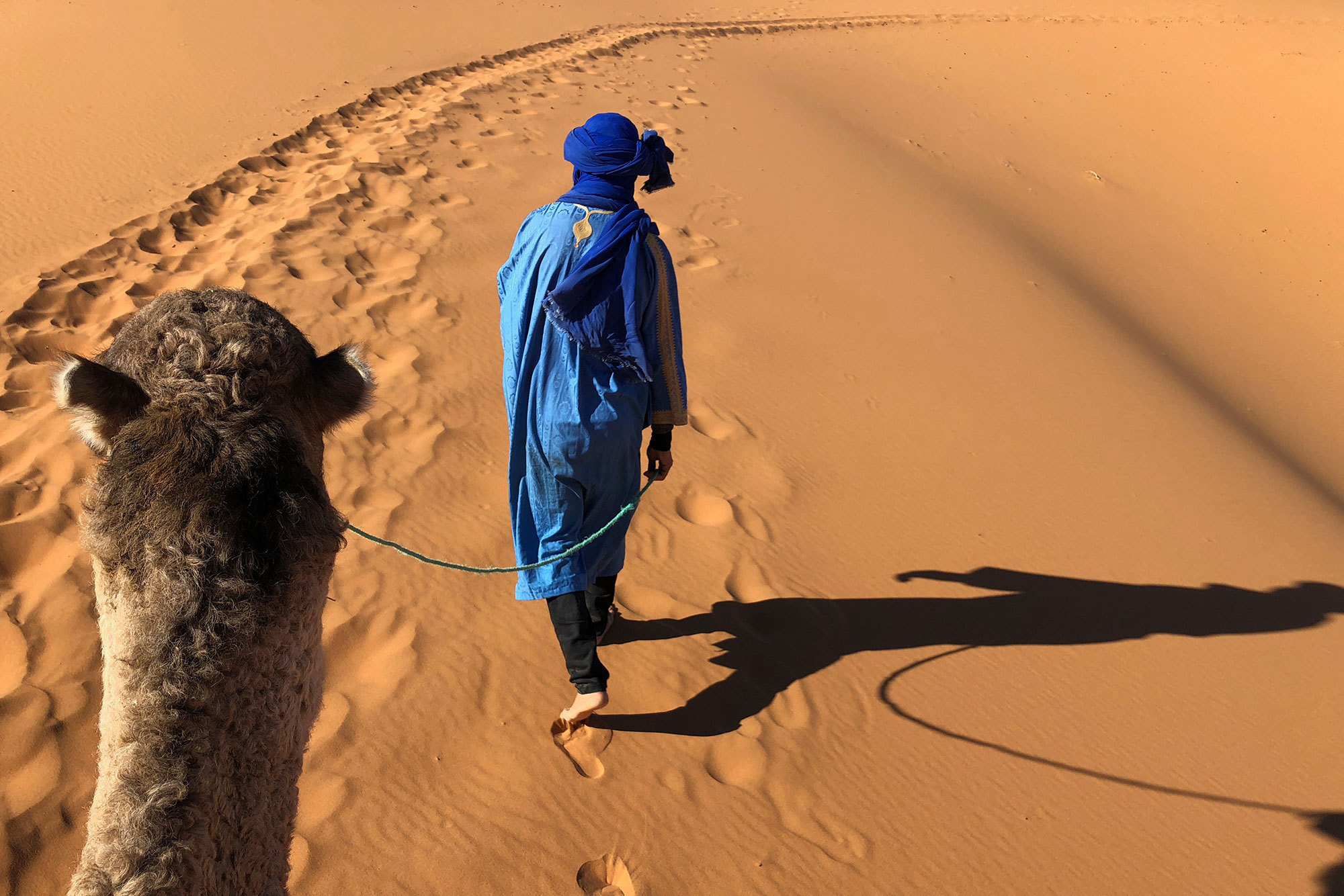 Woestijn Erg-Shebby in Marokko