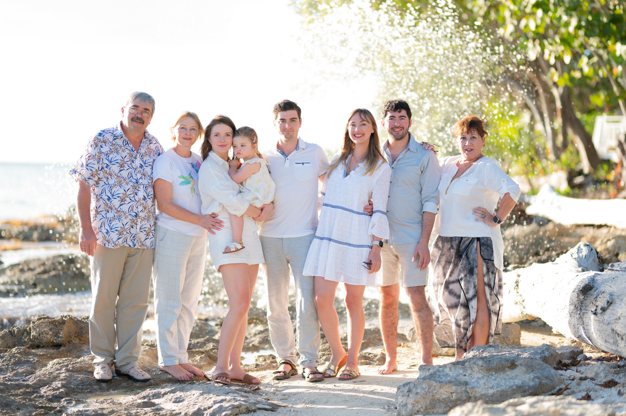 Family photo shoot at the Hilton Hotel