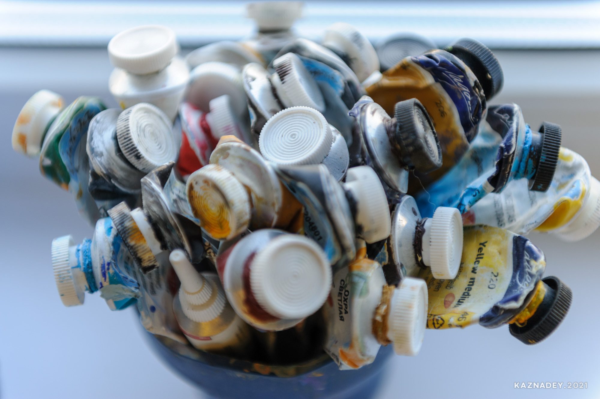 Photo shoot of artist Kate Shi