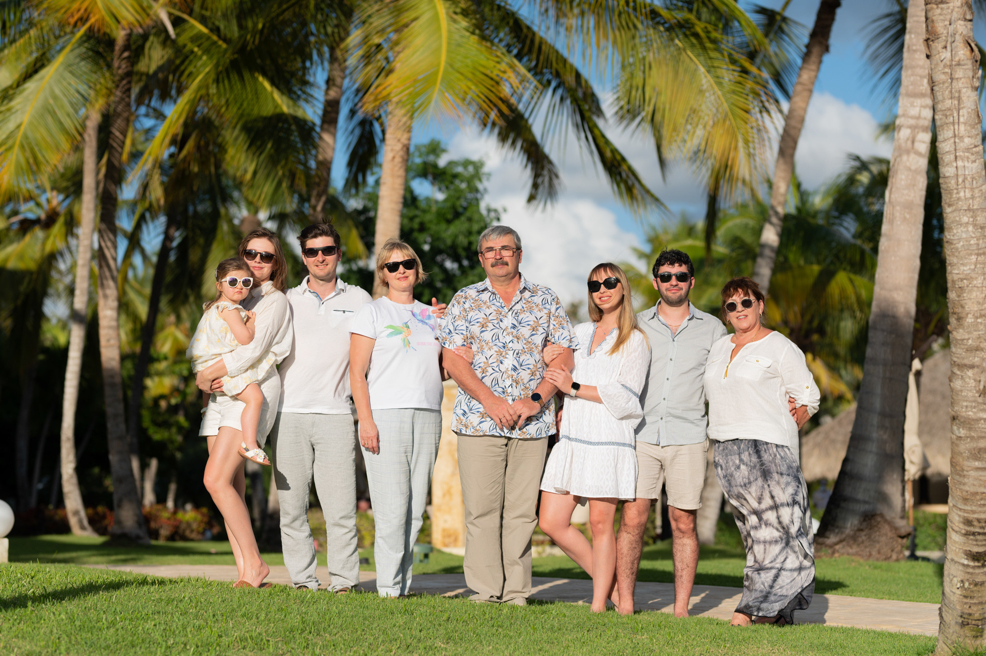 Family photo shoot at the Hilton Hotel