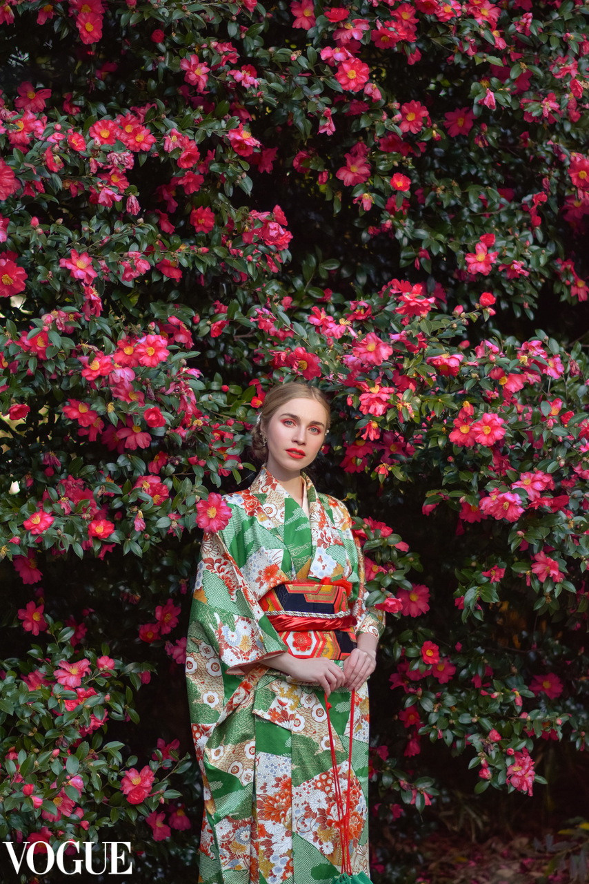 Rental kimono. Photographer in Tokyo, Japan